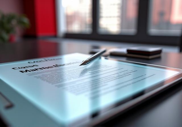 Legal compliance and advertising agreement concept